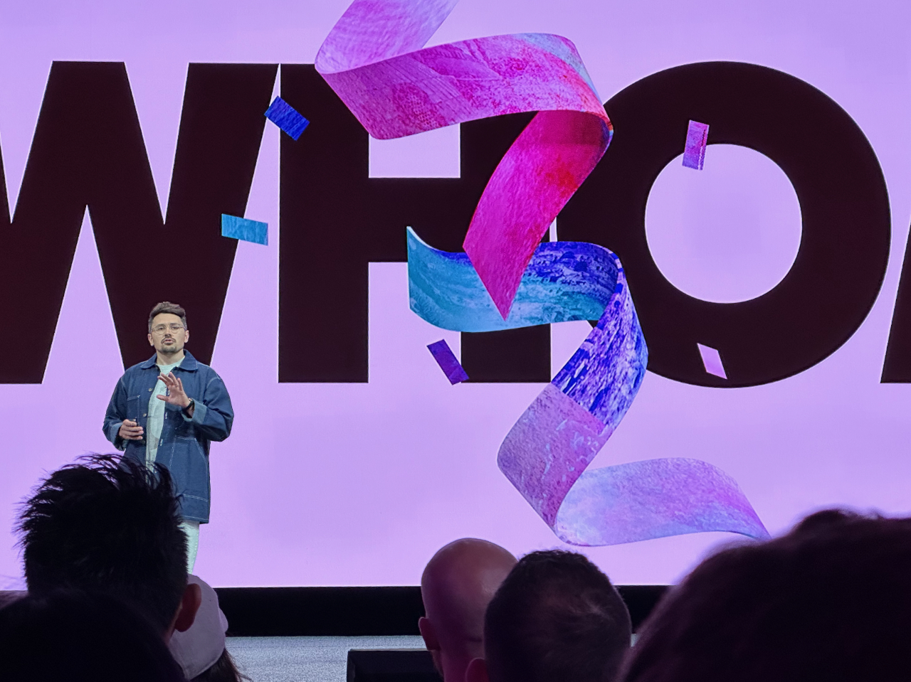 Cam Worboys presenting at Config 2024